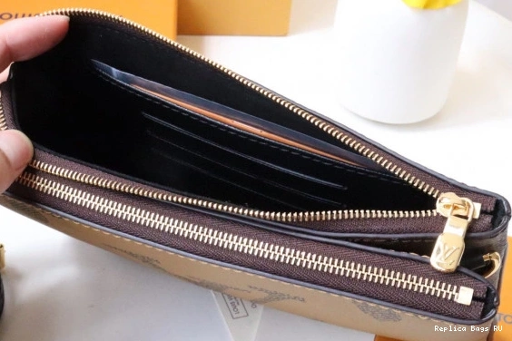 Affordable VUITTON POCHETTE LOUIS ZIP DOUBLE 0730